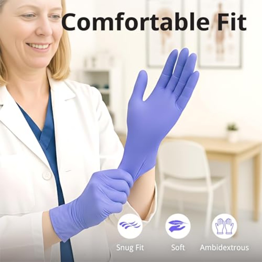 SwiftGrip Disposable Nitrile E – обзор и цена Exam Glove Nitrile