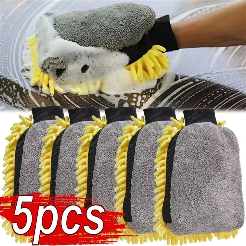 1/5pcs Car Washing Gloves Wate – обзор и цена Gardening Glove Waterproof