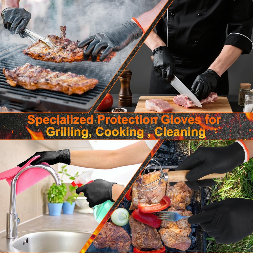 Disposable BBQ Gloves 100 Pack – обзор и цена Heat Resistant Glove