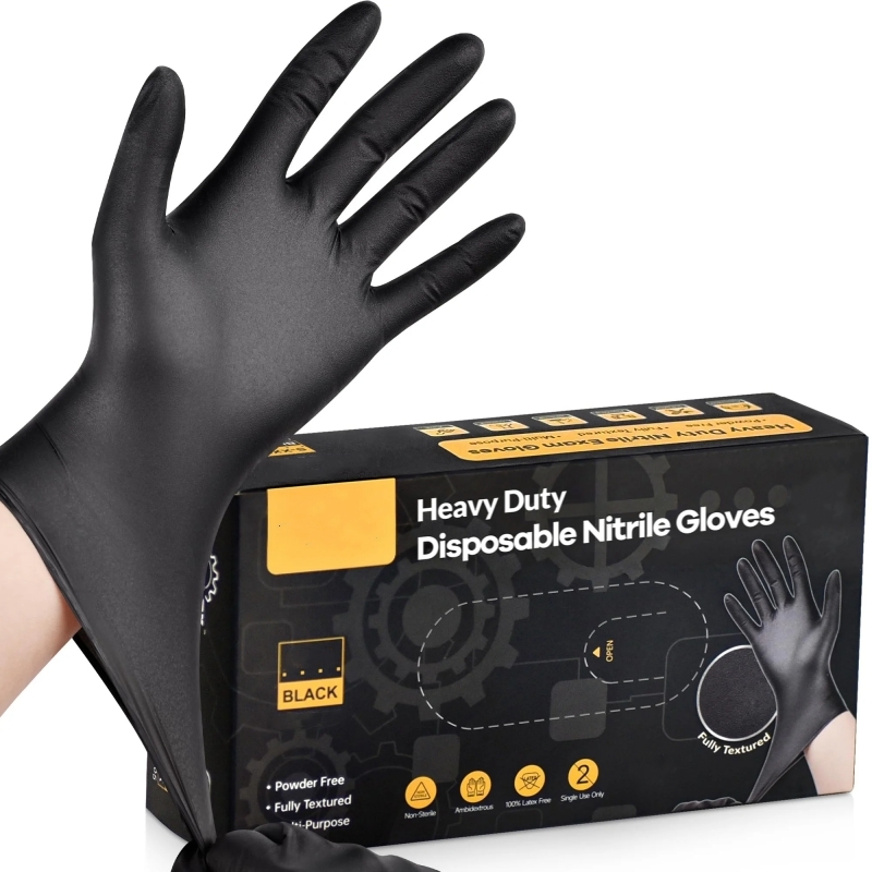 20PCS Black Disposable Nitrile – обзор и цена Nitrile Mechanic Glove
