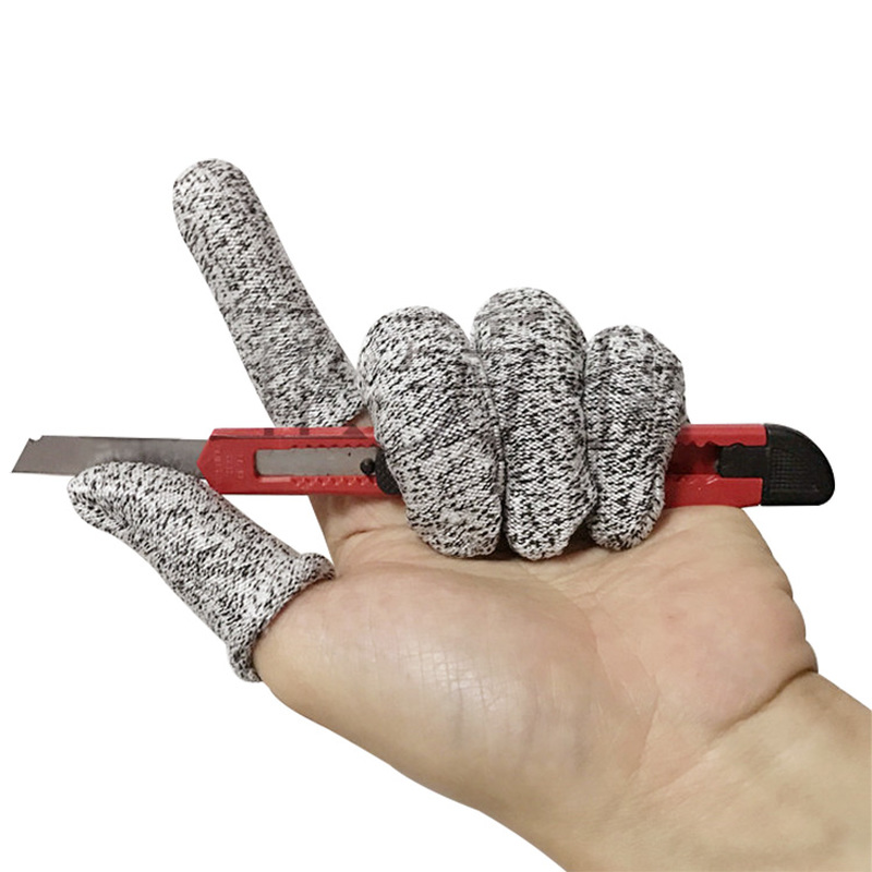 5pcs!  Anti-cut Finger Cots Le – обзор и цена Cut Resistant Glove