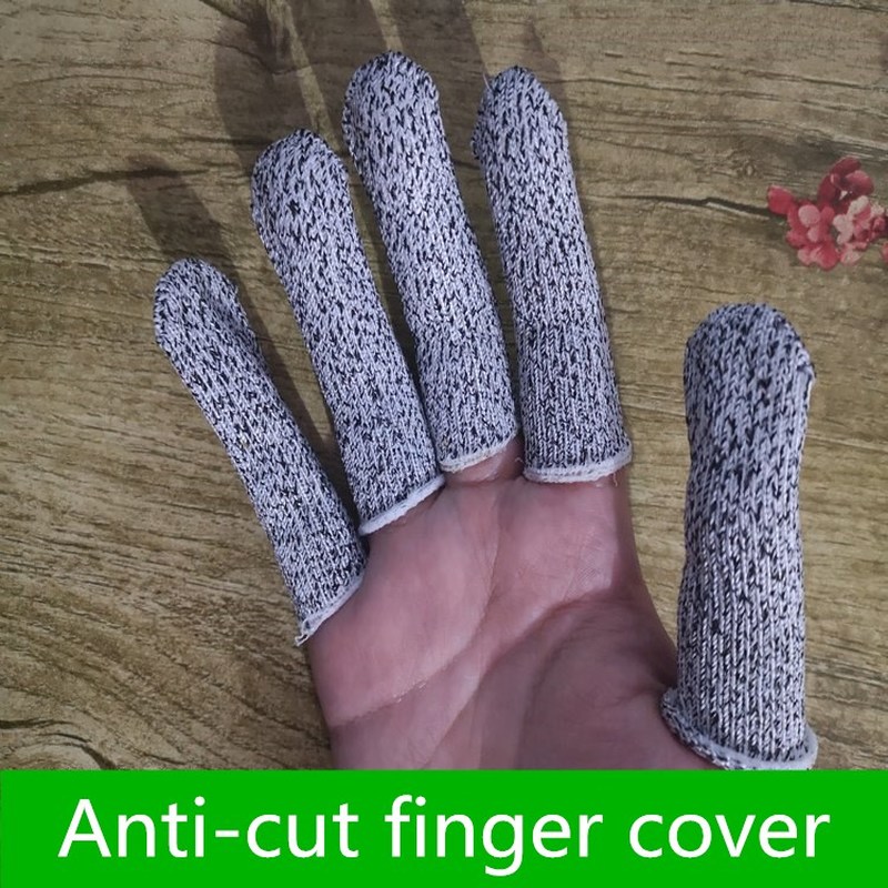 5pcs!  Anti-cut Finger Cots Le – обзор и цена Cut Resistant Glove