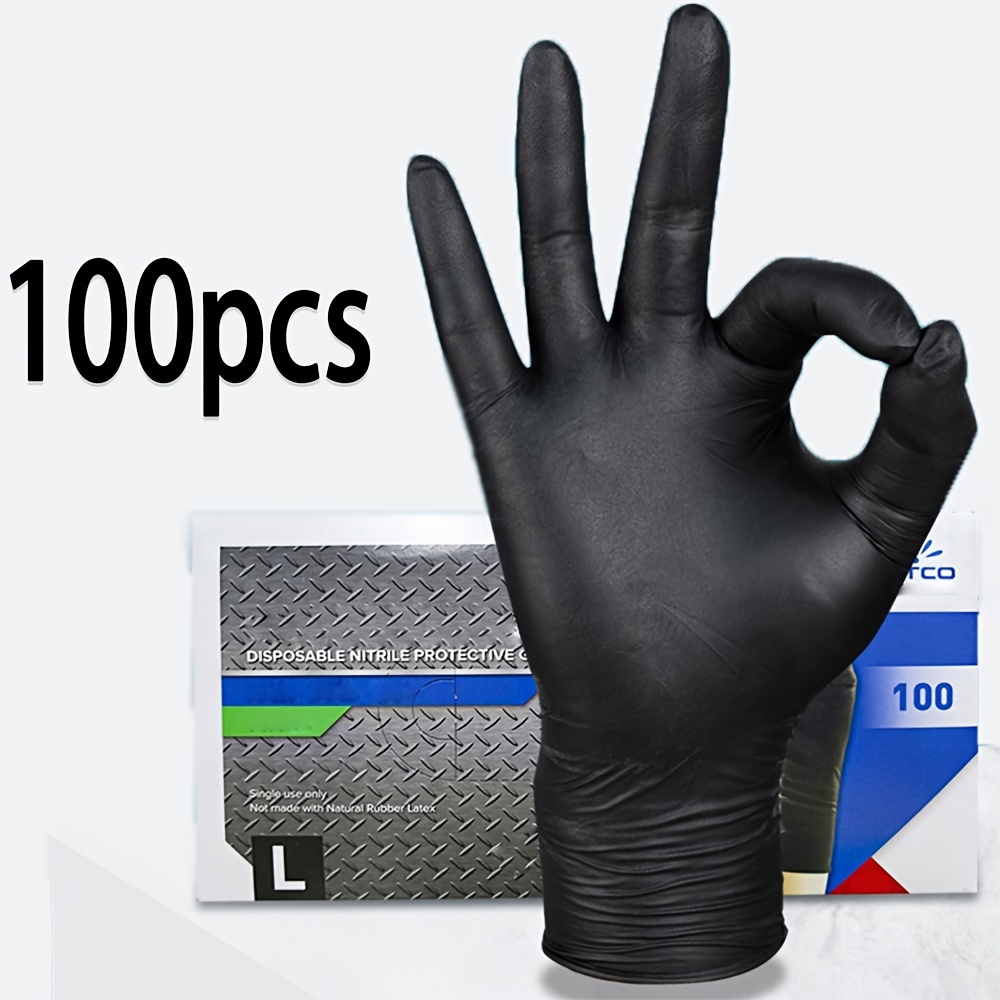 Black Nitrile Disposable Glove – обзор и цена Nitrile Mechanic Glove