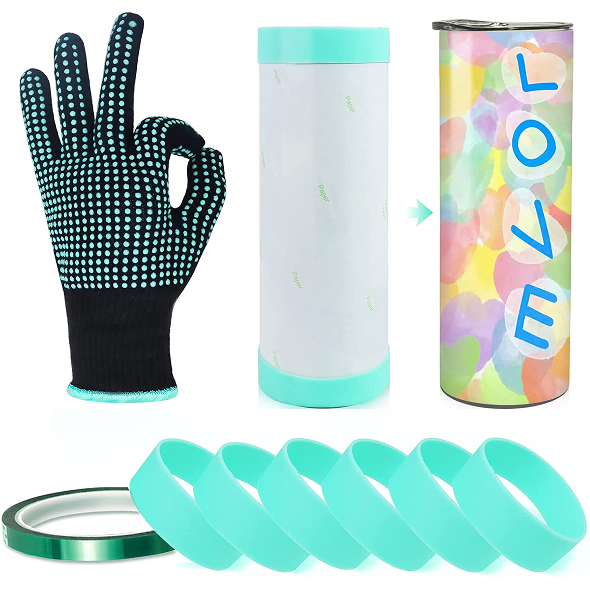 Silicone Bands Elastic Heat Re – обзор и цена Oven Mitt Silicone