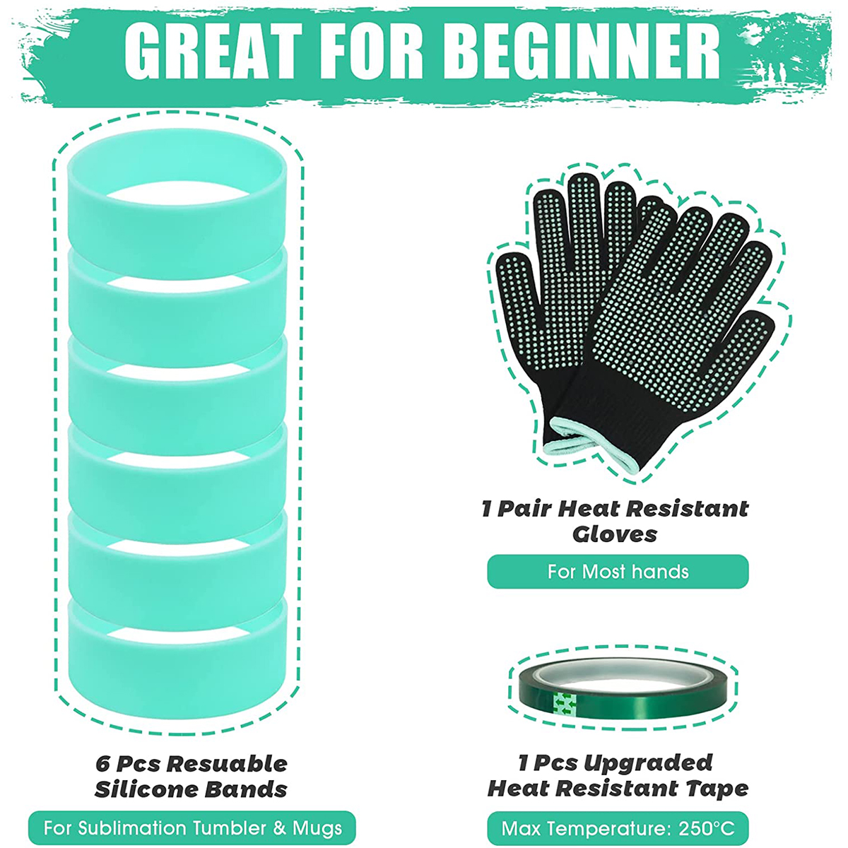 Silicone Bands Elastic Heat Re – обзор и цена Oven Mitt Silicone