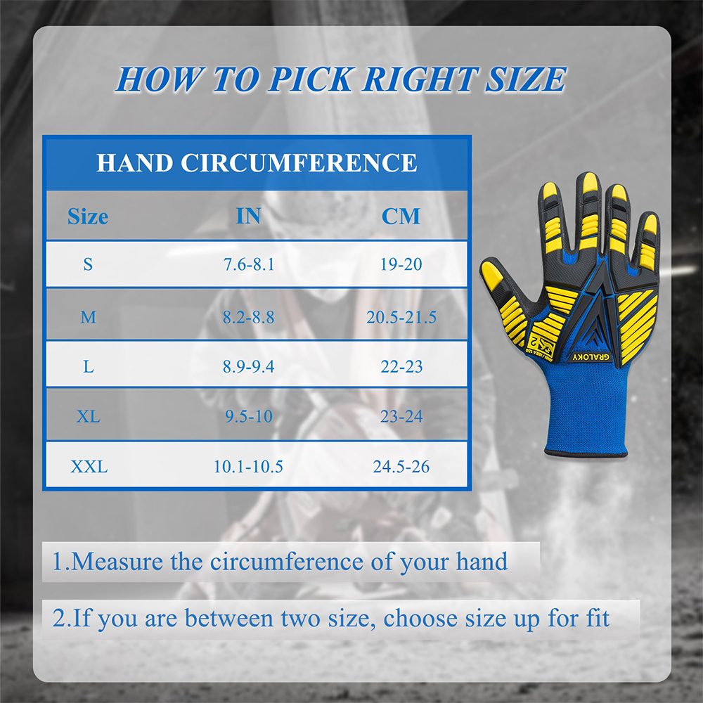 ANSI Level 2 Impact Resistant  – обзор и цена Work Glove Impact