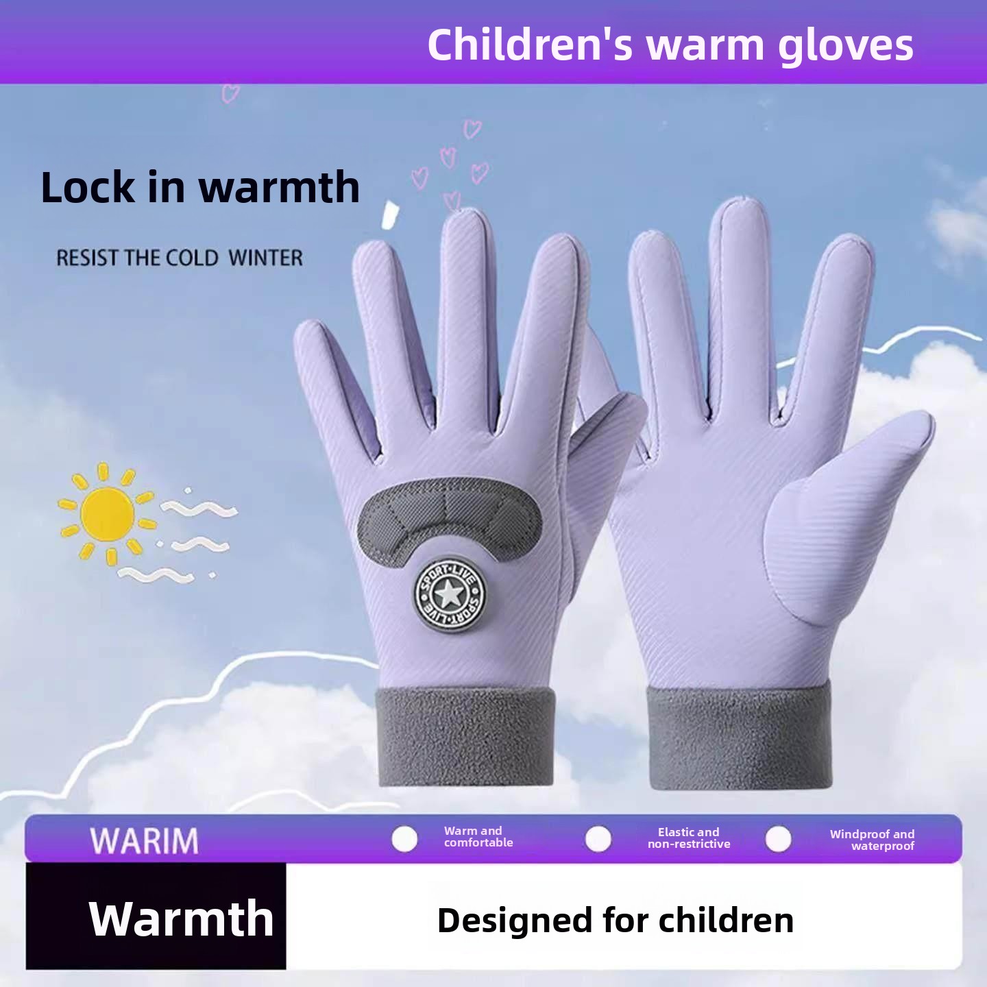 Children's Ski Gloves Winter W – обзор и цена Winter Glove Insulated