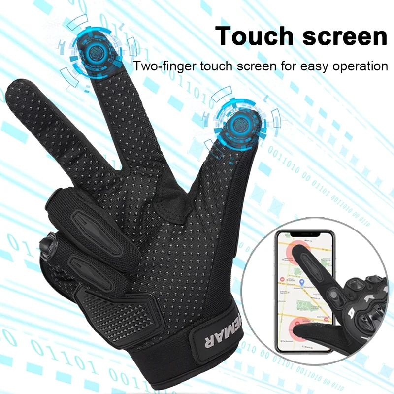 Touch Full-Finger Motorcycle R – обзор и цена Motorcycle Glove Knuckle