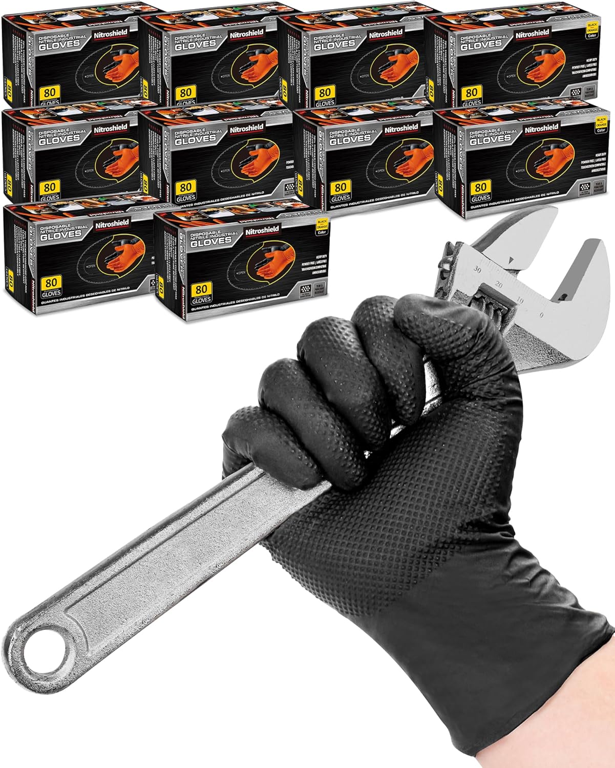 9mil Heavy Duty Disposable Nit – обзор и цена Nitrile Mechanic Glove