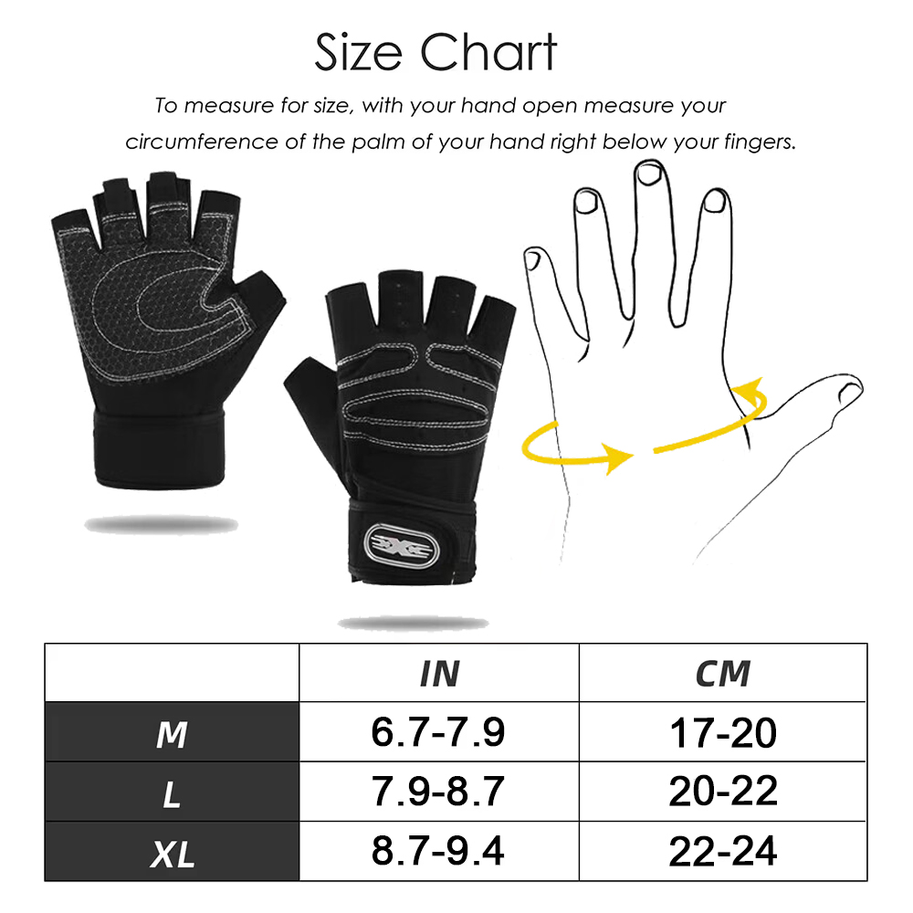 Gym Gloves Fitness Weight Lift – обзор и цена Workout Glove Gym