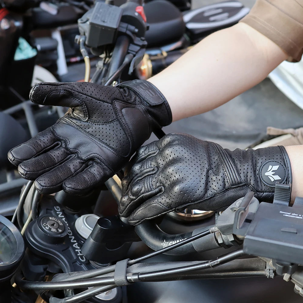 Unisex Vintage Leather Motorcy – обзор и цена Motorcycle Glove Knuckle