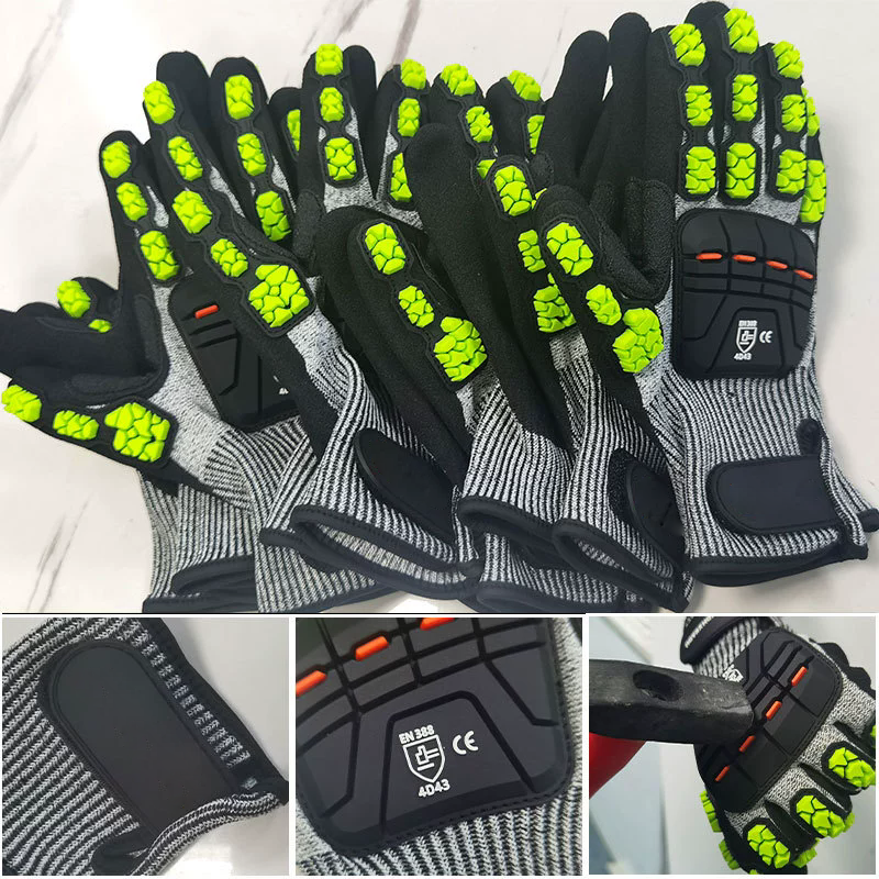 HPPE anti-cutting gloves, TPR  – обзор и цена Cut Resistant Glove