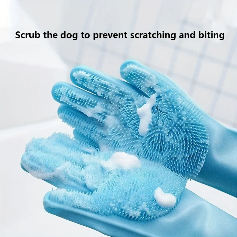 Pet Grooming Cleaning Gloves D – обзор и цена Rubber Glove Cleaning