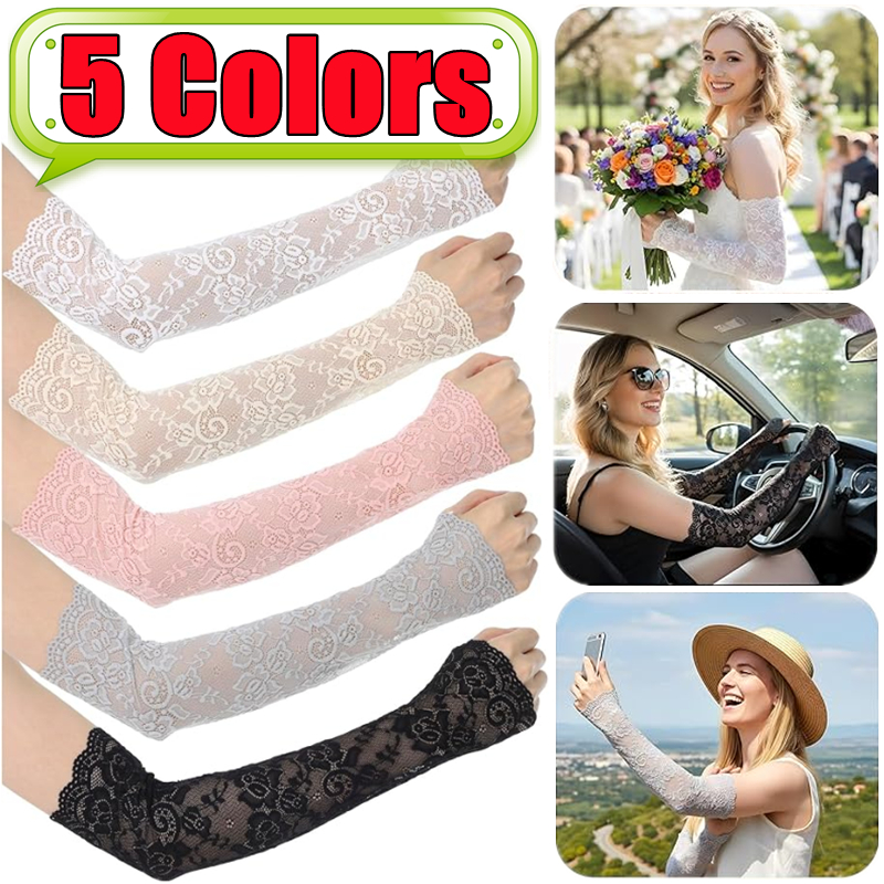 New 1Pair Sexy Lace Hollow-Out – обзор и цена Fingerless Glove Knit
