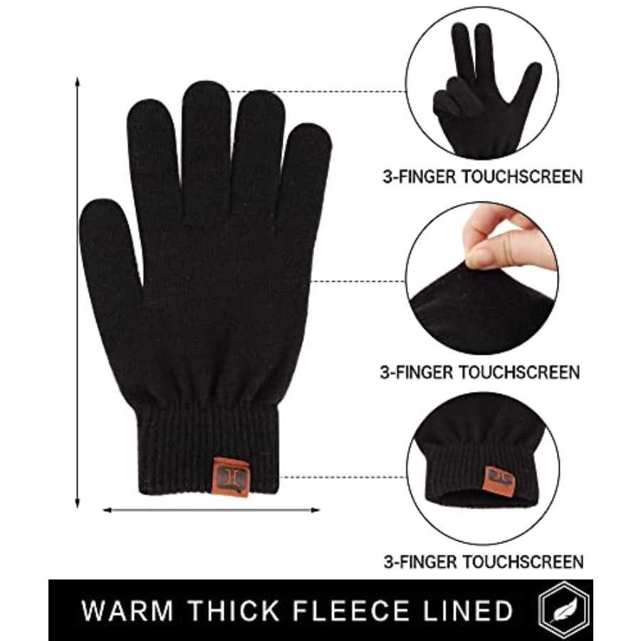Women's Winter Touchscreen Woo – обзор и цена Wool Glove Lined