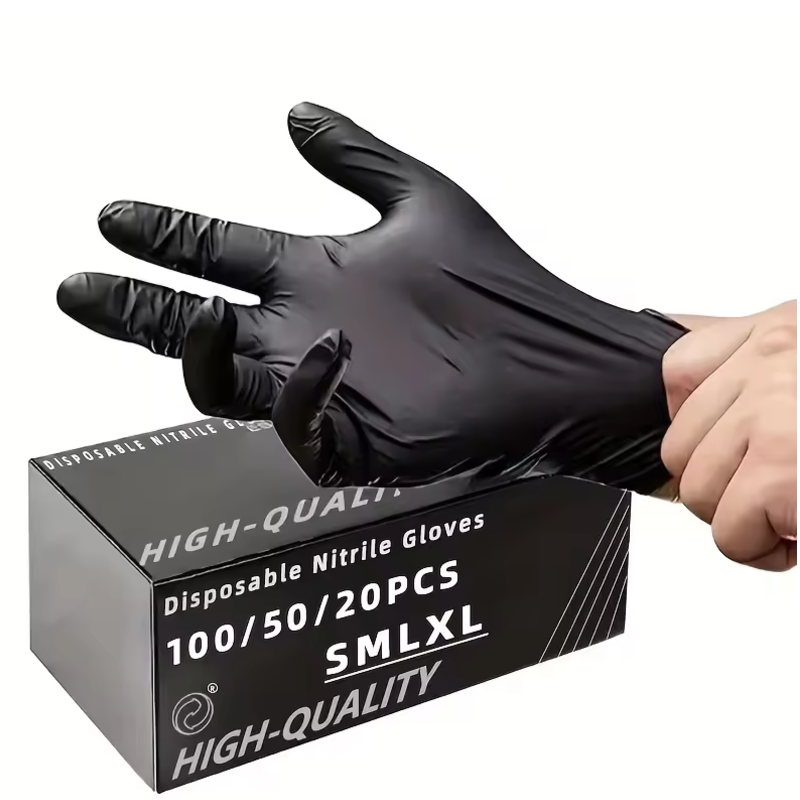100/50/20PCS Black Nitrile Glo – обзор и цена Nitrile Mechanic Glove