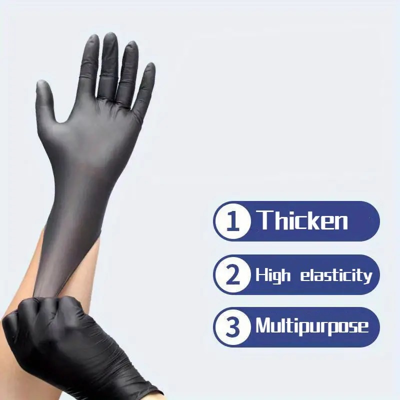 100/50/20PCS Black Nitrile Glo – обзор и цена Nitrile Mechanic Glove