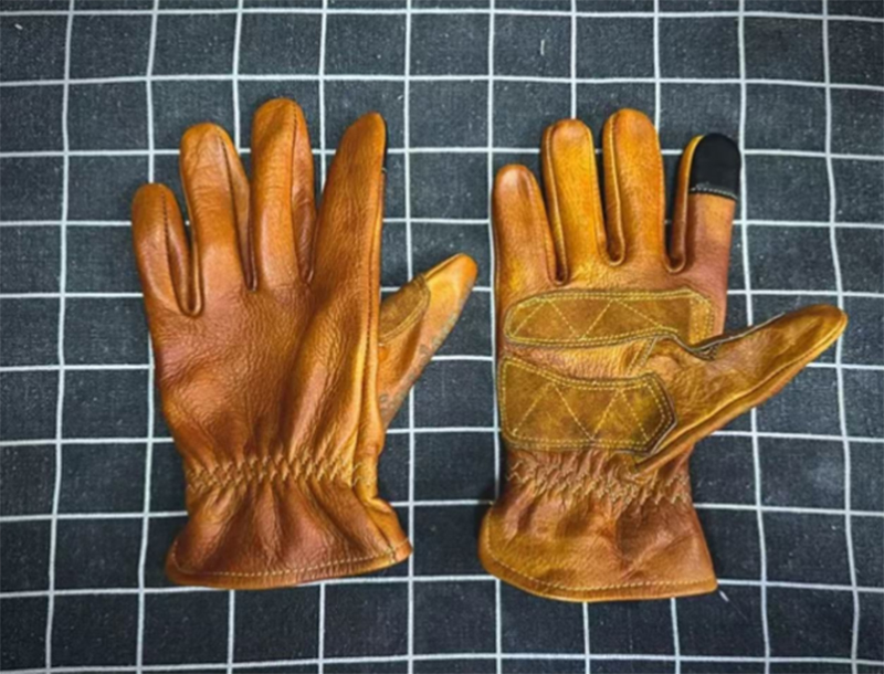 Handmade Genuine Leather Retro – обзор и цена Motorcycle Glove Knuckle