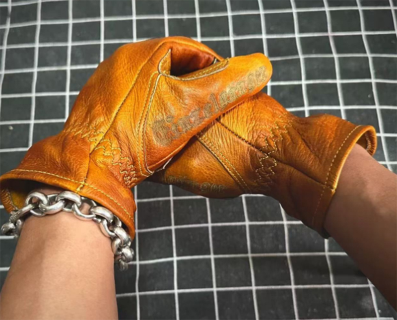 Handmade Genuine Leather Retro – обзор и цена Motorcycle Glove Knuckle