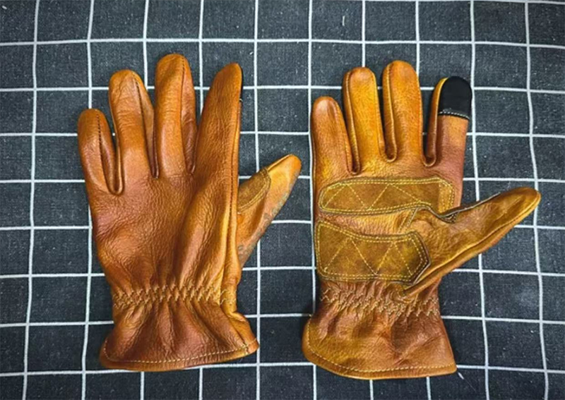 Handmade Genuine Leather Retro – обзор и цена Motorcycle Glove Knuckle
