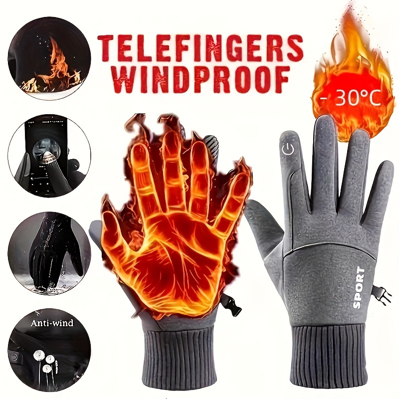 Winter Cycling Gloves Windproo – обзор и цена Ski Glove Waterproof
