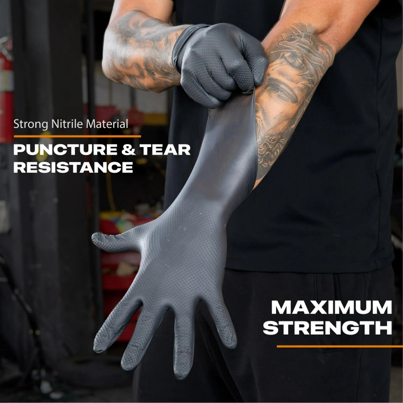 Black Heavy Duty Nitrile Dispo – обзор и цена Nitrile Mechanic Glove