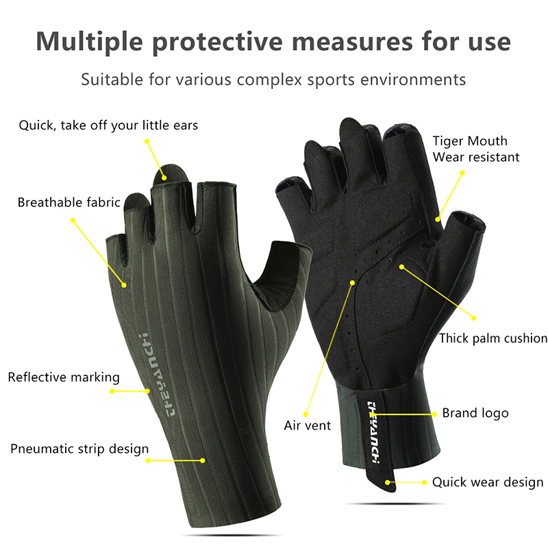 Summer Breathable Half Finger  – обзор и цена Cycling Glove Padded