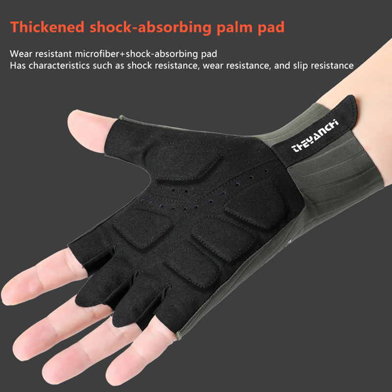 Summer Breathable Half Finger  – обзор и цена Cycling Glove Padded