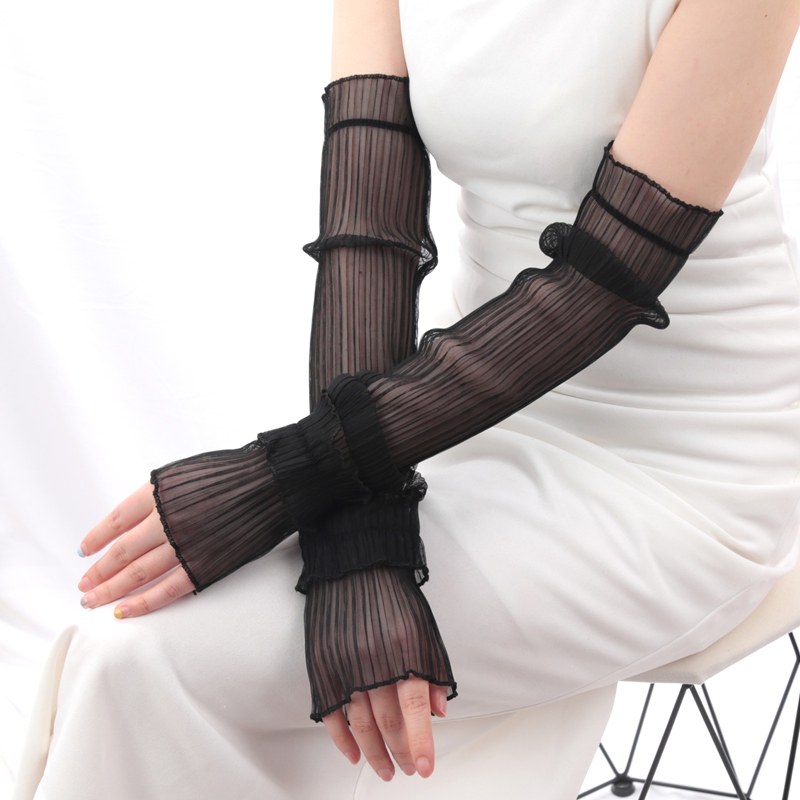 1 Pair Ice Silk Long Sleeves S – обзор и цена Fingerless Glove Knit