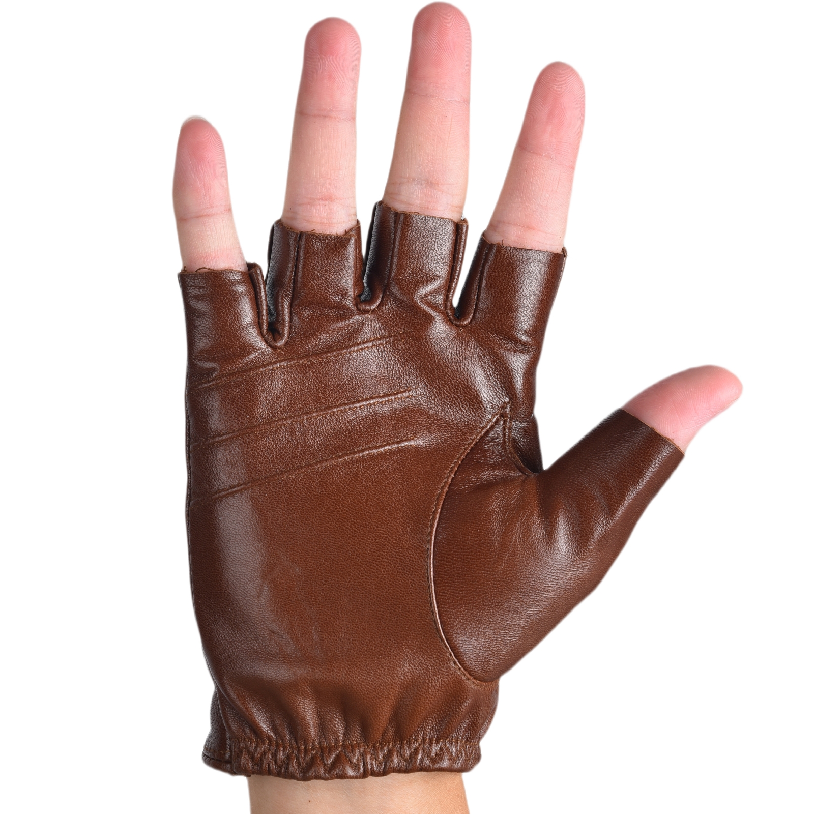 Mens Fingerless Half Finger Le – обзор и цена Leather Driving Glove