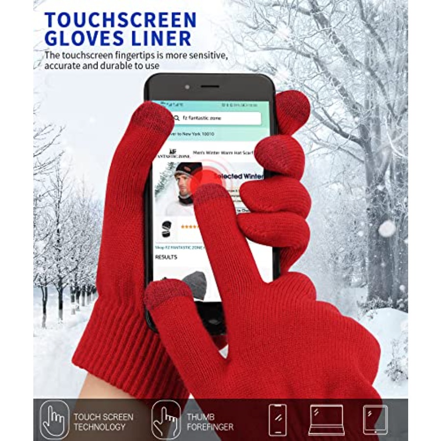 Women's Winter Touchscreen Woo – обзор и цена Wool Glove Lined