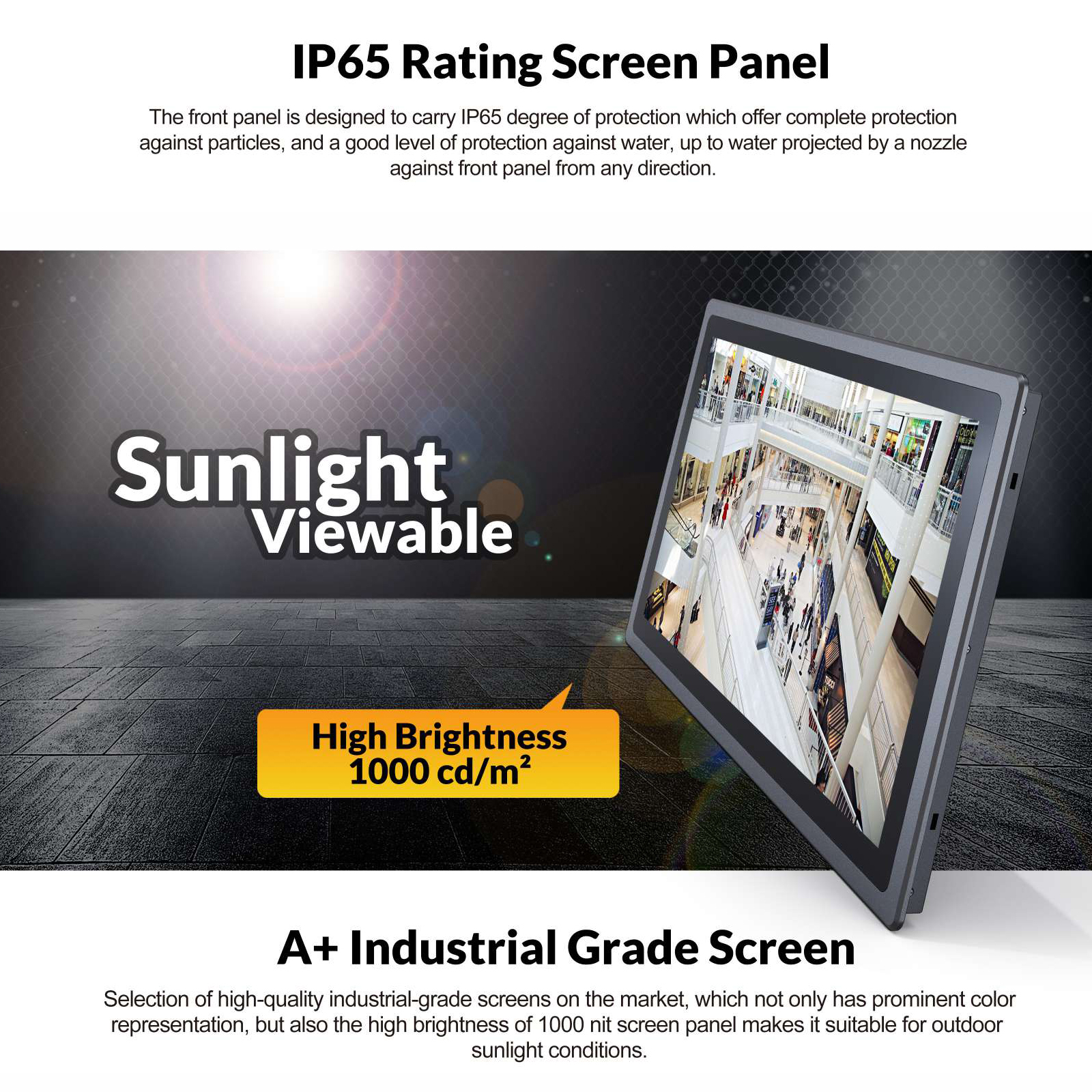 Custom IP65 Waterproof Fanless – обзор и цена Touchscreen Glove Capacitive