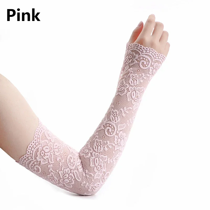 Summer Sunscreen Lace Arm Slee – обзор и цена Fingerless Glove Knit
