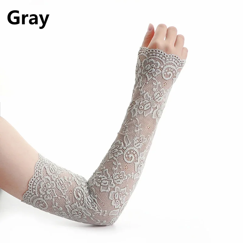Summer Sunscreen Lace Arm Slee – обзор и цена Fingerless Glove Knit
