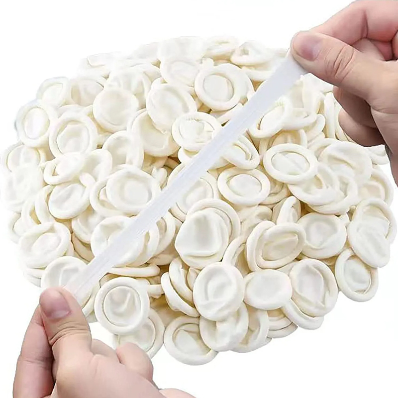 100PCS Disposable Finger Cover – обзор и цена Latex Disposable Glove