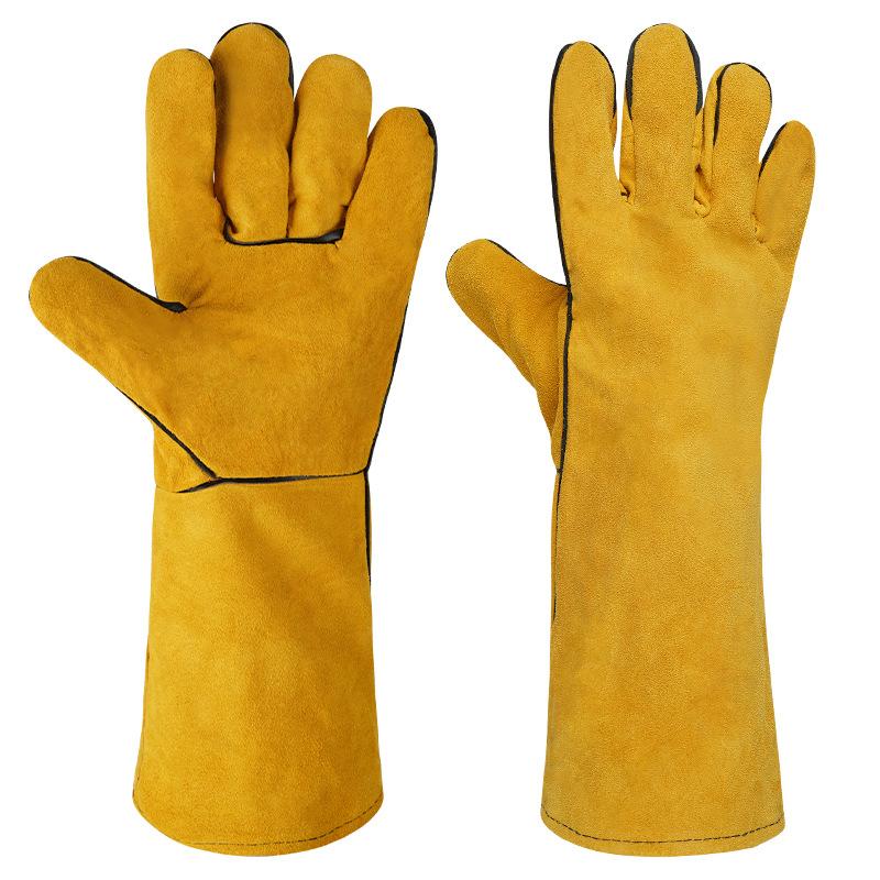 1 Pair 40Cm Welding Leather Gl – обзор и цена Cut Resistant Glove