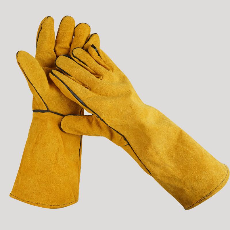 1 Pair 40Cm Welding Leather Gl – обзор и цена Cut Resistant Glove
