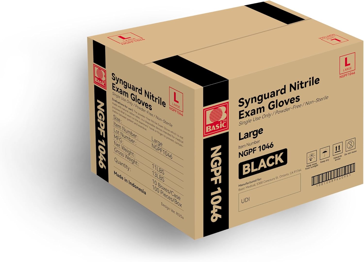 Large Black Nitrile Exam Glove – обзор и цена Exam Glove Nitrile