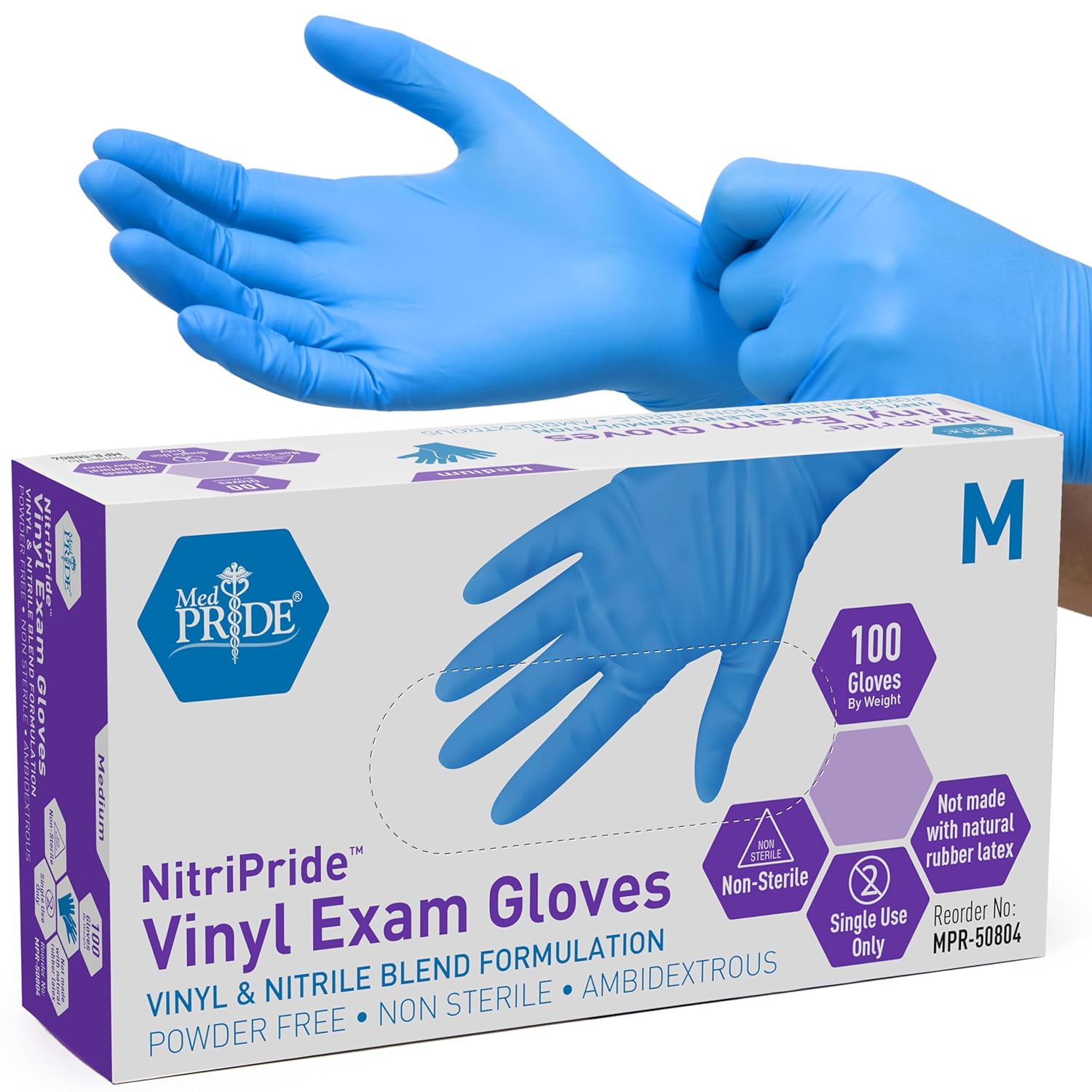 Powder-Free Nitrile/Vinyl Blen – обзор и цена Latex Disposable Glove