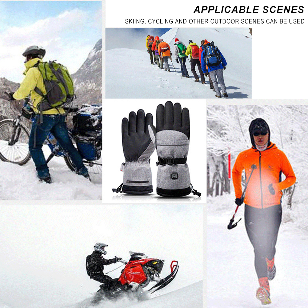 Electric Heated Gloves Men Wom – обзор и цена Ski Glove Waterproof