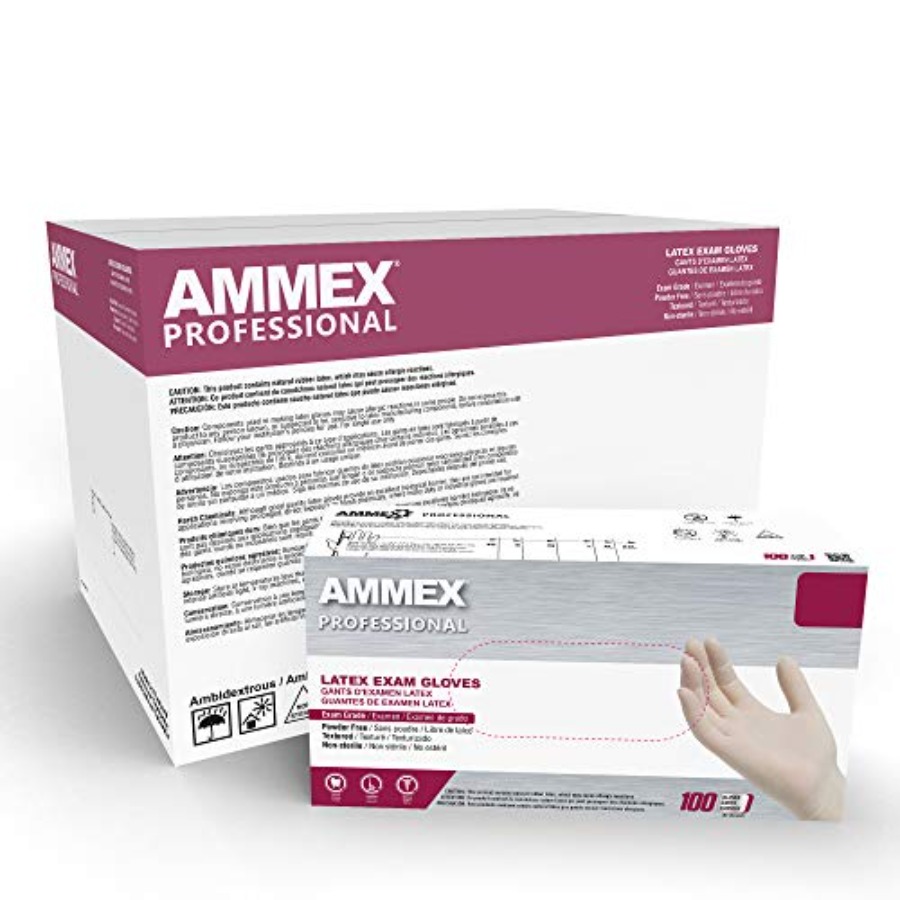 AMMEX White Latex Disposable E – обзор и цена Latex Disposable Glove