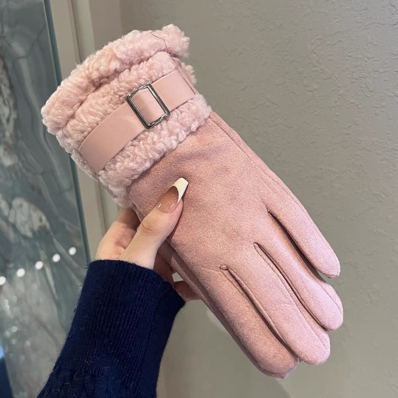 Women's Winter Gloves Thickene – обзор и цена Wool Glove Lined