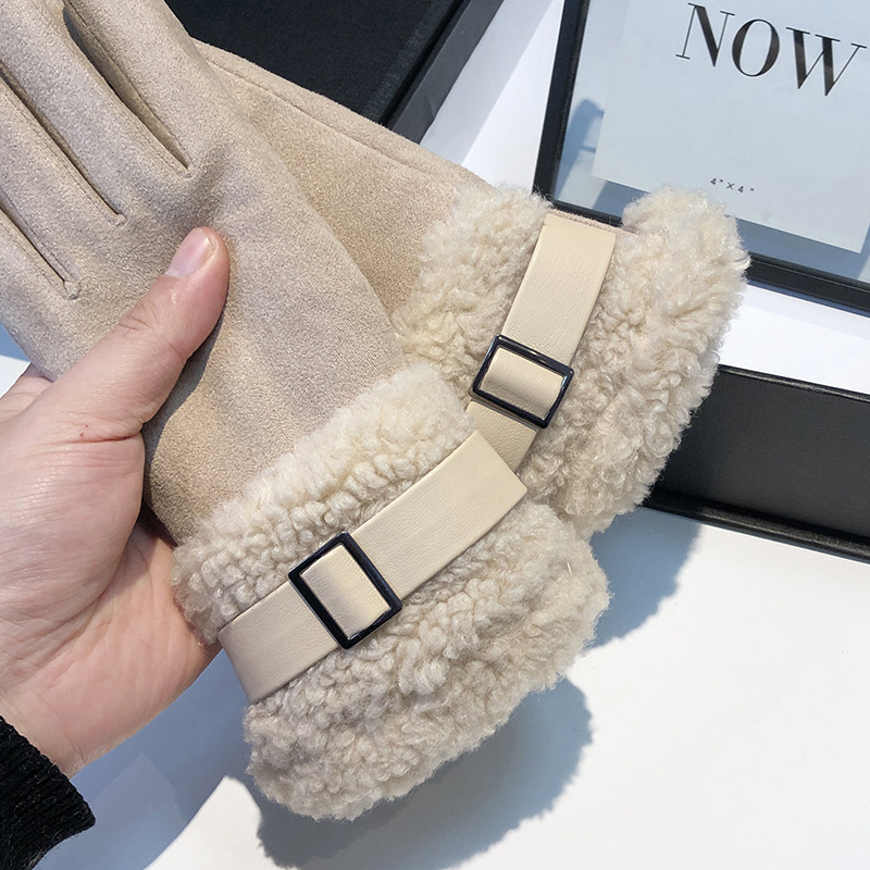 Women's Winter Gloves Thickene – обзор и цена Wool Glove Lined
