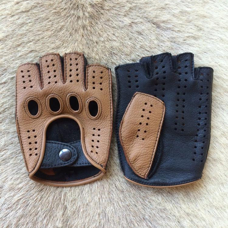 Retro Half Finger Goat Leather – обзор и цена Leather Driving Glove