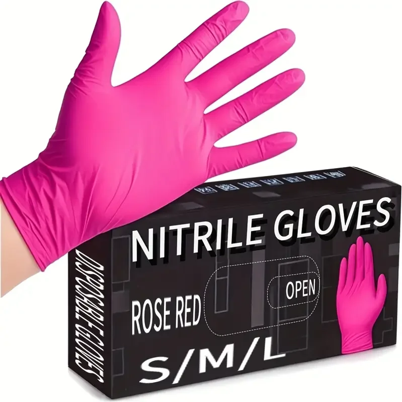 Fuchsia Nitrile Disposable Glo – обзор и цена Latex Disposable Glove