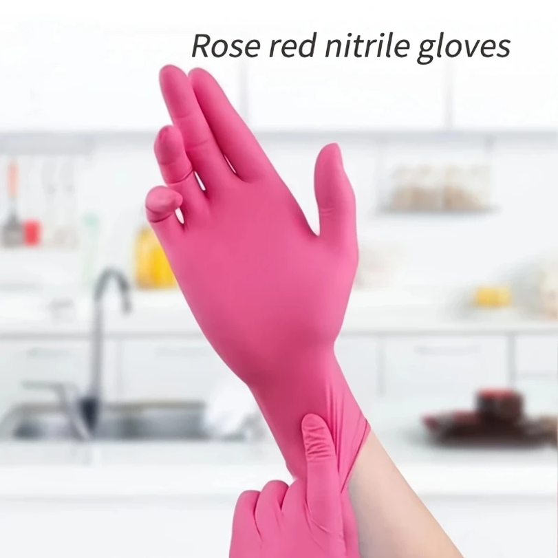 Fuchsia Nitrile Disposable Glo – обзор и цена Latex Disposable Glove