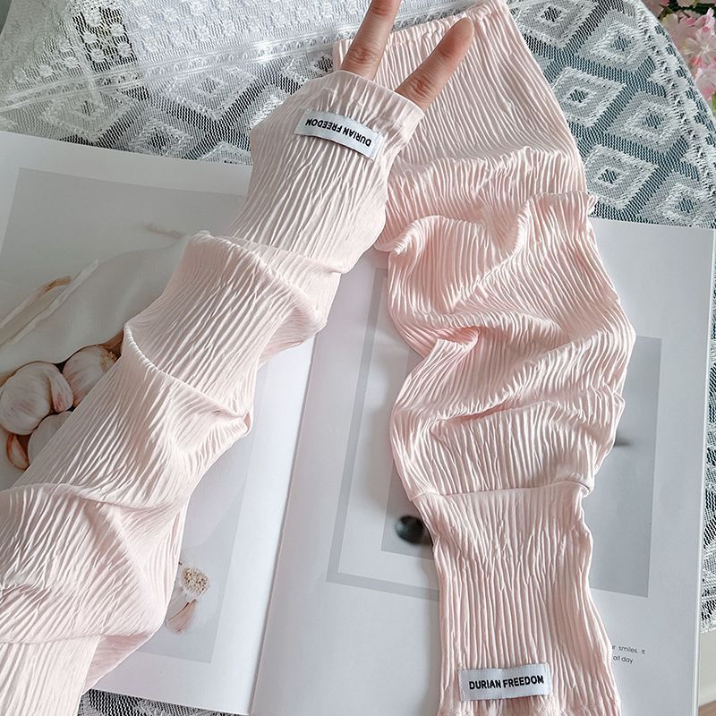 Summer Loose Ice Silk Uv Prote – обзор и цена Fingerless Glove Knit