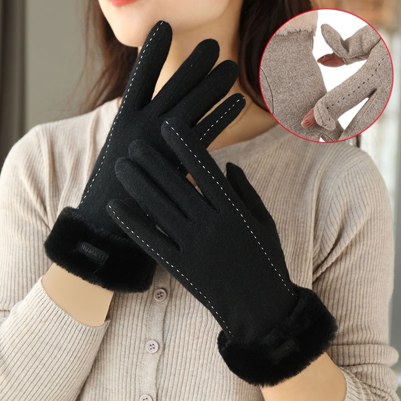 Women Winter Gloves Flip Top F – обзор и цена Wool Glove Lined