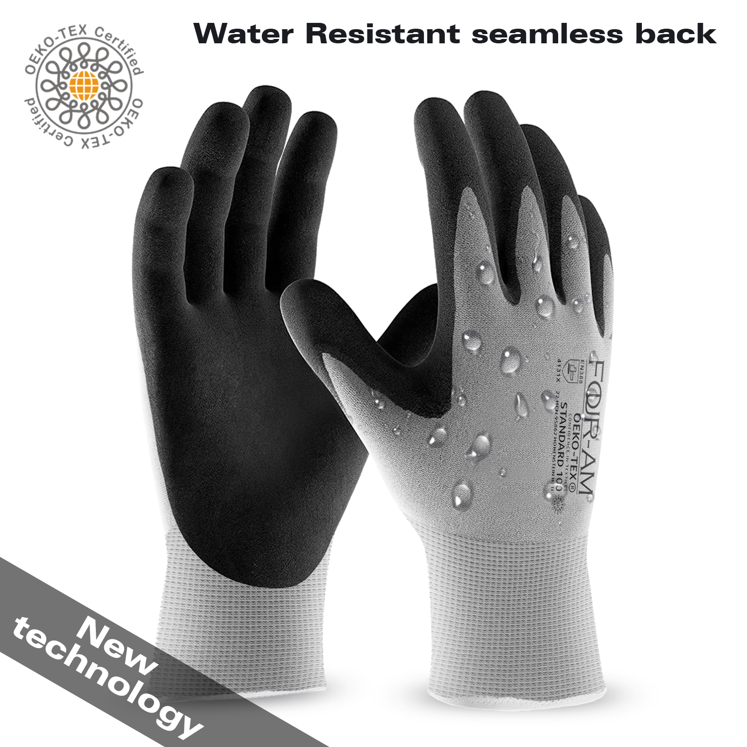 1pc Quick Water Repellent Nylo – обзор и цена Nitrile Mechanic Glove