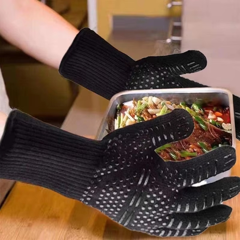 1 Pair Oven Gloves Oven Mitts  – обзор и цена Oven Mitt Silicone